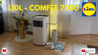 Mobile Klimaanlage LIDL - Comfee 7000 BTU Aufbau & Funktion und Bedienung / TEST #2