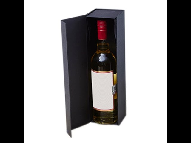Vídeo relacionado con Caja de Madera para Vino, Estuche Regalo para Botellas de Vino con Tapa, Almacenamiento de Botellas con Cierre de Metal Dorado, 35 x 30 x 10 cm, para Fiesta, Cumpleaños, Bodas y Casa Nueva