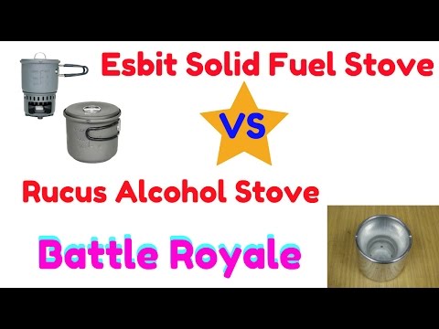 Esbit vs Rucus Stove Battle Royale
