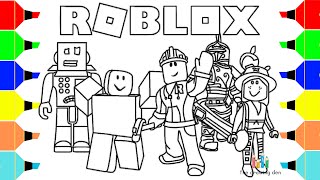 ROBLOX Coloring Pages / How to color ALL New Monsters and SECRET Bosses / NCS Music