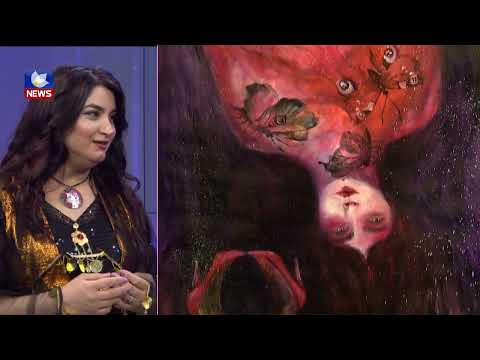 بەڤیدیۆ.. پرۆژەی ئارتفرۆش پێشانگەیەكی تایبەتی بۆ كارە هونەرییەكانی " ناز عەلی عەوڵا " كردەوە