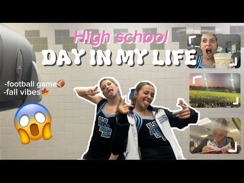SCHOOL DAY IN MY LIFE (Classes, friends, starbucks, football game!)