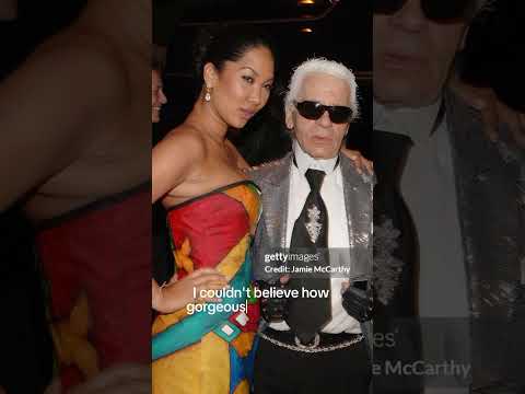 Met Gala Dress by Kevan Hall for Kimora Lee Simmons + Andre Leon Talley #vogue #metgala