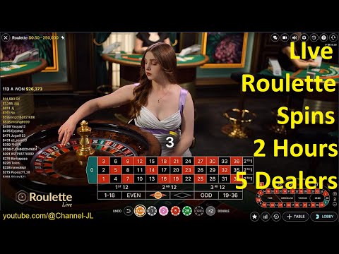 Live Roulette Spins 2 Hours 5 Dealers