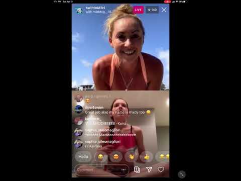 Maddie cohosts SwimOutlet dry land workout