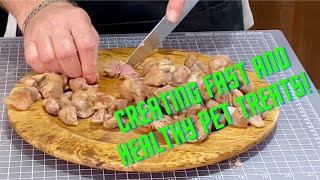 How to Make Chicken Gizzard Treats for your Furry Friends!