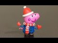 Лепка из пластилина. Свинка Пеппа Новый Год - Make Christmas Peppa Pig. 