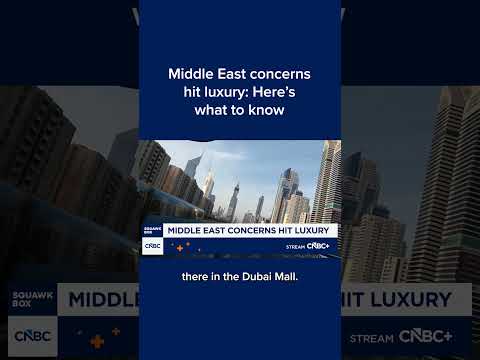 Middle East concerns hit luxury: Here's what to know