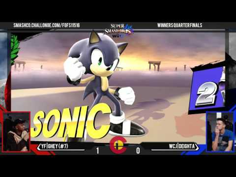 FGF27 - YF|Ghey (Sonic) Vs. WCJ|Deighta (Sheik, Bowser Jr.) - WQF