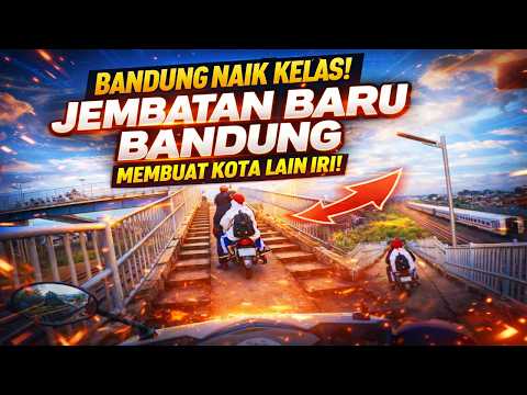 THIS NEW BRIDGE IS CAUSING A WOW! It's Becoming a Center of Attention in Bandung City