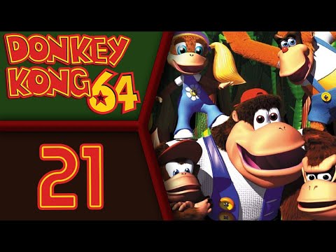 Donkey Kong 64 playthrough pt21 - Minecart RAGE and Spider From Hell!