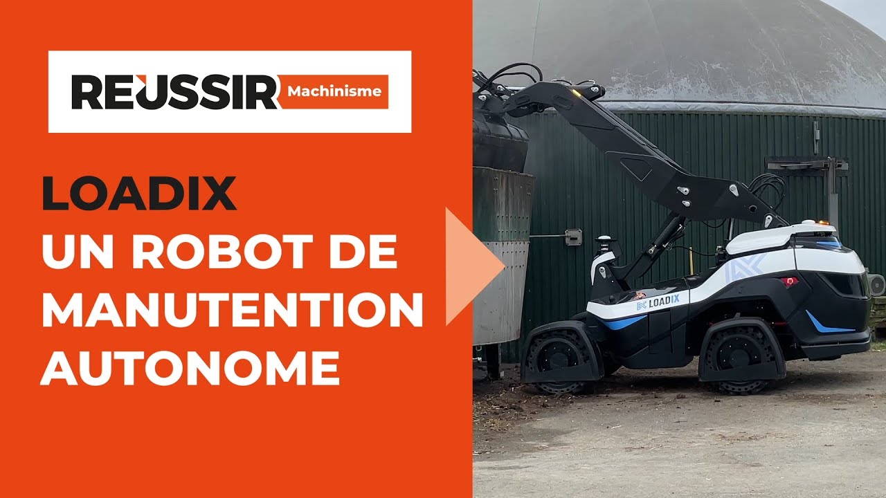 Première video du Loadix de ManuRob : le roboto de manutention