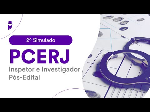 2º Simulado PCERJ – Inspetor e Investigador - Pós-Edital