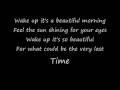 Wake Up Boo with lyrics 