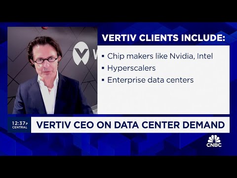 'Without us, the data center industry would not exist,' says Vertiv CEO Giordano Albertazzi