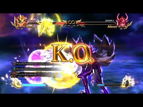 AIORIA VS AIACOS CABALLEROS DEL ZODIACO ALMA DE SOLDADOS PS4