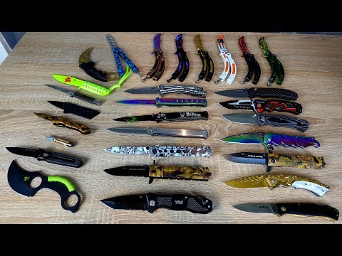 I'll show you my KNIFE COLLECTION | Johnny Hand - 2k17