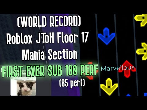 (WR) Roblox CoV Floor 17 mania section FIRST EVER SUB 100 PERF 100%
