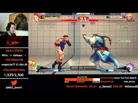 USFIV: RSD.CharmingRogue (Cammy) vs KingBlackToof (Gouken) - NSG Online Tournament