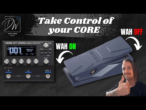 BOSS GT-1000 Core Expression Pedal WAH On And Off