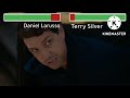 Daniel Larusso vs Terry Silver with healthbars.