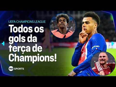 PSG GOLEIA, YAMAL CRAVA E MAIS GOLAÇOS! VEJA TODOS OS 40 GOLS DO DIA NA CHAMPIONS (20/10/2026)