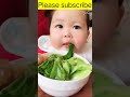 Cute Baby Eating Vegetables Cutebaby Tiktok Reels Viral Trending Shorts Ytshorts Baby