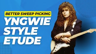 Unleash the Fury: Master Yngwie Style Sweep Picking in No Time!🎸🔥