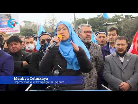 Mehliya Çetinkaya's speech at the protest against Beijing Genocide Olympics | Istanbul
