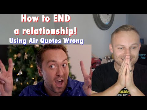 Rob Reacts to... Using Air Quotes wrong your entire life - Air Quotes