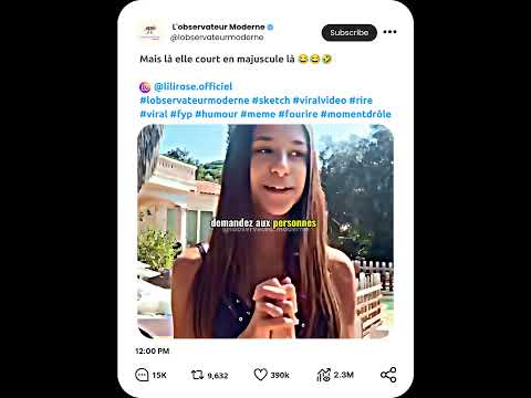 Mais là elle court en majuscule là 😂😂🤣