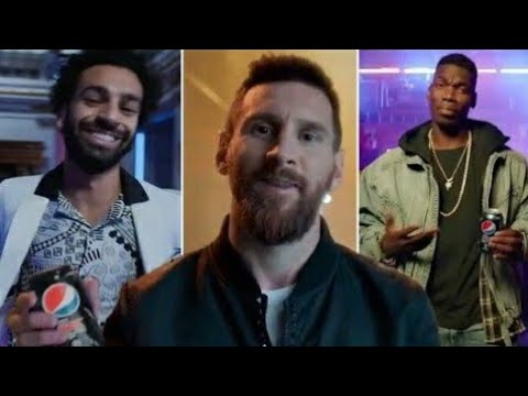 Lionel Messi & Mo Salah feat Pogba & Sterling NEW PEPSI Commercial 2020