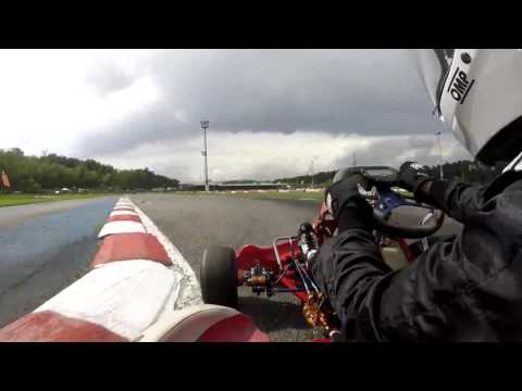 PISTA AZZURRA on board Nicholas Muscolino birel TMK9B
