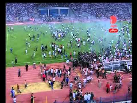 أحداث مؤسفة في نهاية مباراة الزمالك والأفريقي التونسي