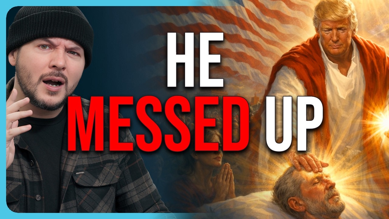 OUTRAGE After Trump Posts Meme of Himself As Jesus, Internet Claims He’s The ANTI CHRIST