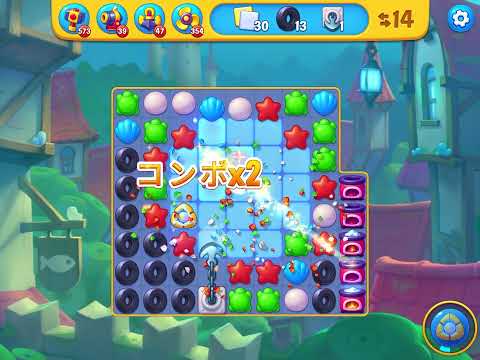 Fishdom level 8282 no boosters フィッシュダム ノーマル [Friend's]