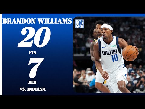 Brandon Williams (20 PTS 7 REB) vs. Indiana | October 29, 2025
