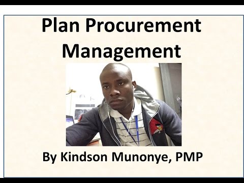 40 Project Procurement Management - Plan Procurement Management Video