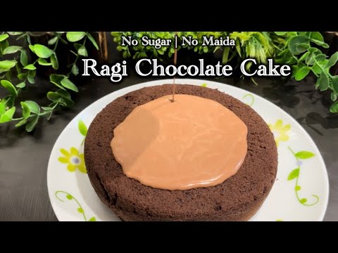 Healthy Ragi Chocolate Cake | Soft, Moist Air Fryer Cake | No Maida, No Sugar