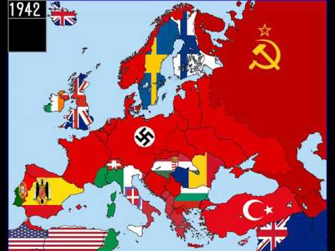 Europe  Timeline of National Flags   Part 1
