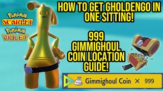 Where to Find 999 Gimmighoul Coins - Evolve to Gholdengo - Pokemon Scarlet & Violet Locations Guide