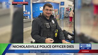 Nicholasville mourns following officer's 'untimely death'