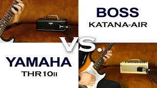 Video thumbnail for Boss KATANA-AIR & Yamaha THR10II Guitar Amplifier Comparison by Yet Another Superstrat