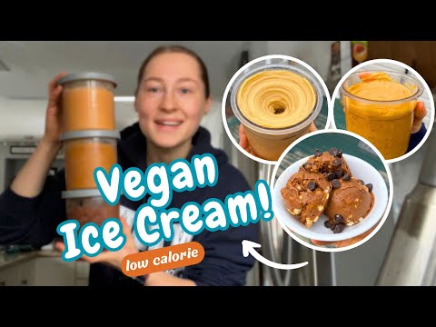 3 Healthy Ice Cream Recipes 🍦 WFPB, Fat-free, & Low Calorie 