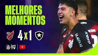 MELHORES MOMENTOS: ATHLETICO-PR 4 X 1 BOTAFOGO | BRASILEIRÃO 2026 | 5ª RODADA