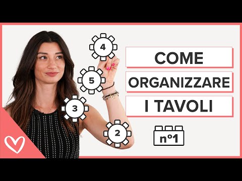 Come ORGANIZZARE I TAVOLI del ricevimento di nozze 🍽️