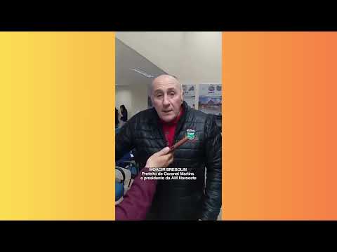 Prefeito de Coronel Martins, Moacir Bresolin, destaca a união em prol do Hospital Regional