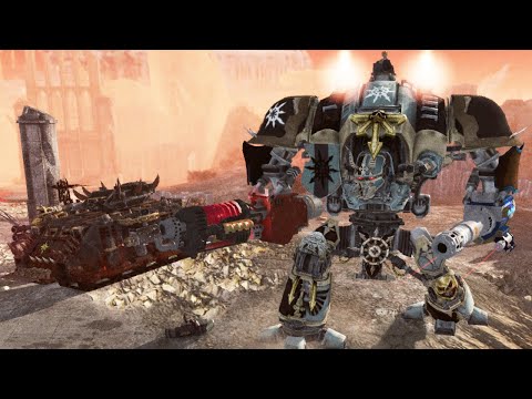 ULTIMATE MOD WARHAMMER 40K: Dark Angels vs Legions of Chaos! - Men of War: Assault Squad 2