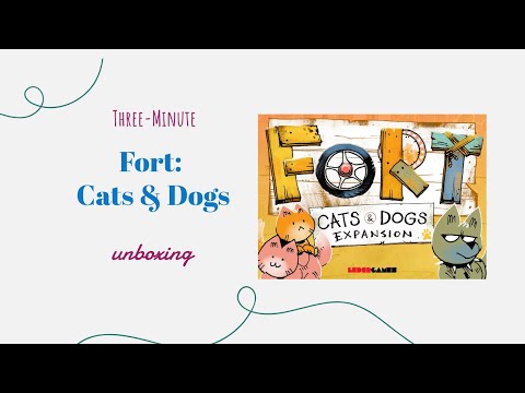 Fort: Cats & Dogs Expansion - 3-Minute Unboxing
