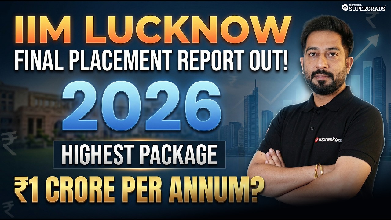 IIM Lucknow Final Placement Report 2026 | Highest Package 1 Crore? 😳 | Average CTC & Top Recruiters